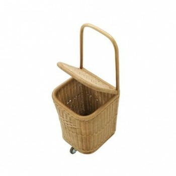 今枝商店 Romantic Rattan 籐ショッピングカート R207