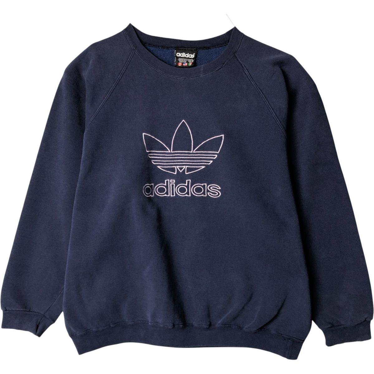 古着 80年代 アディダス adidas ロゴスウェットシャツ トレーナー USA 