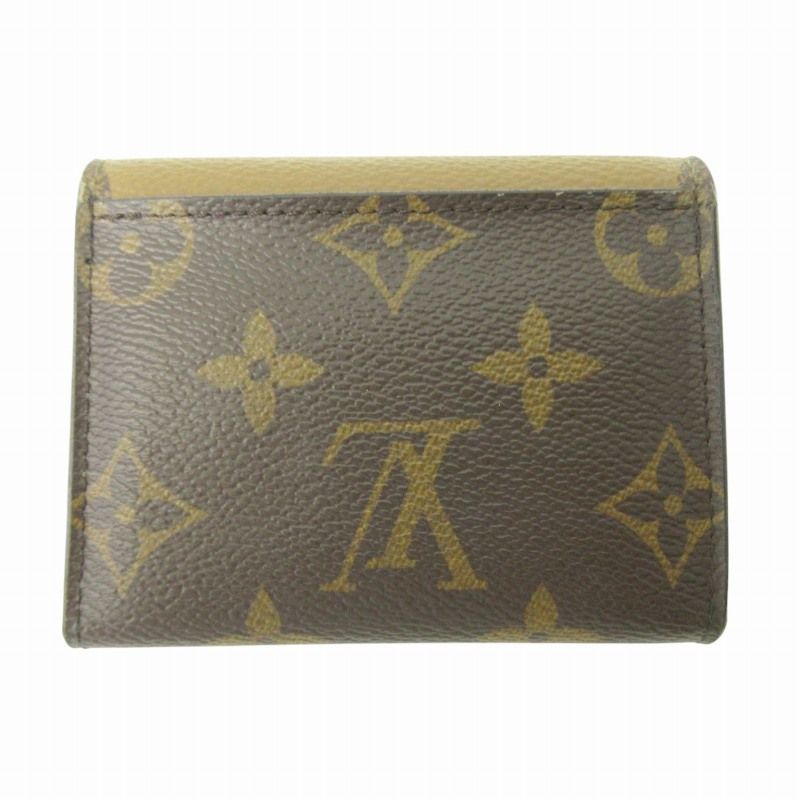 ルイヴィトン ポルトフォイユゾエ モノグラム ジャイアント リバース ミニ財布 ルイヴィトン LOUIS VUITTON 美品 ポルトフォイユ ゾエ 二つ折り