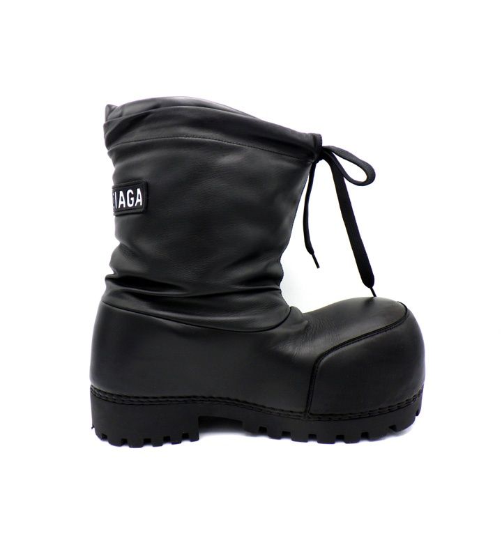 BALENCIAGA alaska レザーブーツ バレンシアガ BALENCIAGA 【 Alaska 】 アラスカ ラバー ロゴ
