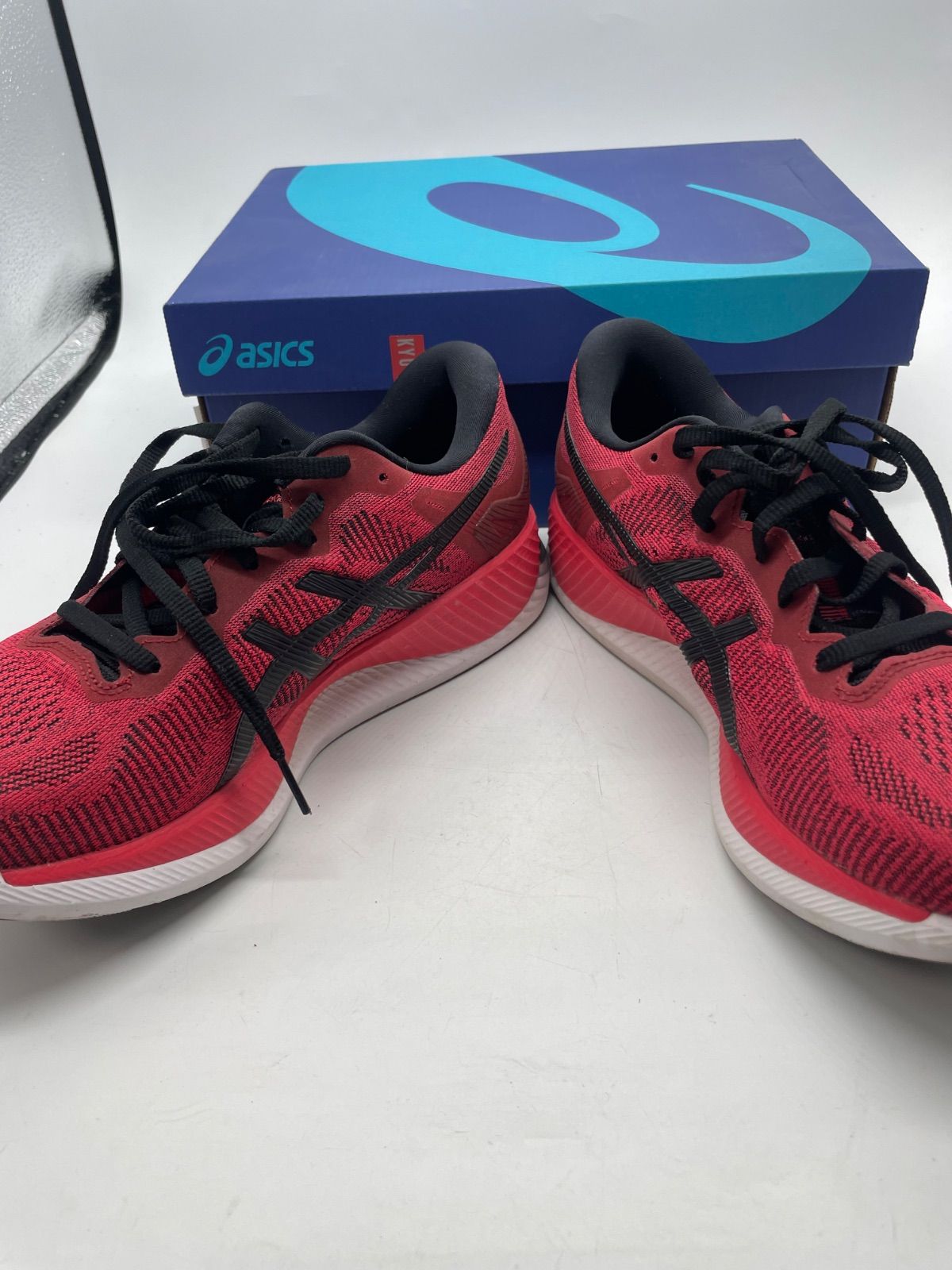 ASICS アシックス GlideRide 26.5cm ランニングシューズ レッド