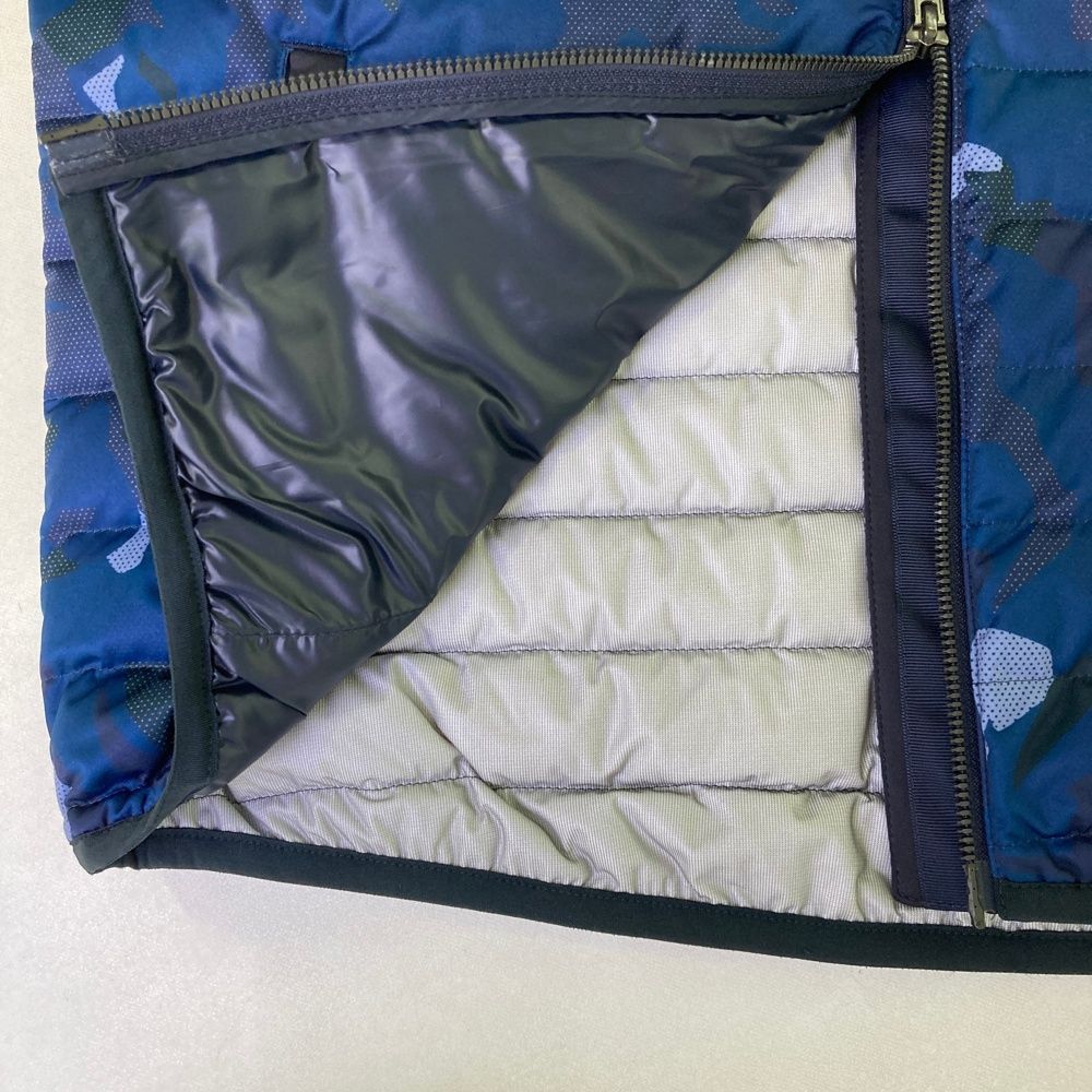 サイズ 48 ADABAT アダバット ダウンベスト カモフラ総柄 ネイビー系 240101492399 ゴルフウェア メンズ ストスト LLC-HASEGAWATOSO_COM