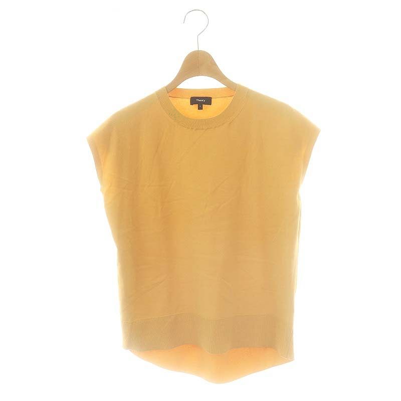 セオリー Theory COMPACT CREPE COCOON PO ノースリーブニット