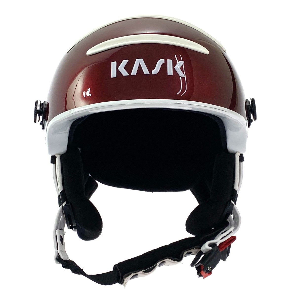 ##KASK カスク ヘルメット スキー スノーボード サイズ58 バッグ付 バイザー欠品 KASK カスク ヘルメット スキー スノーボード サイズ58 バッグ付