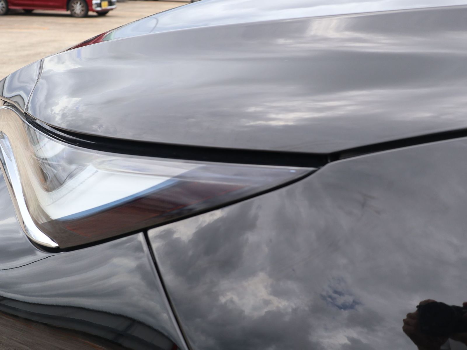 Tint+カット済み ハリアー80系 アイライン スモークフィルム MXUA80/MXUA85/AXUH80/AXUH85 ヘッドライト用 (サイドマーカー部のみ覆うタイプ) 80 ハリアー Type3