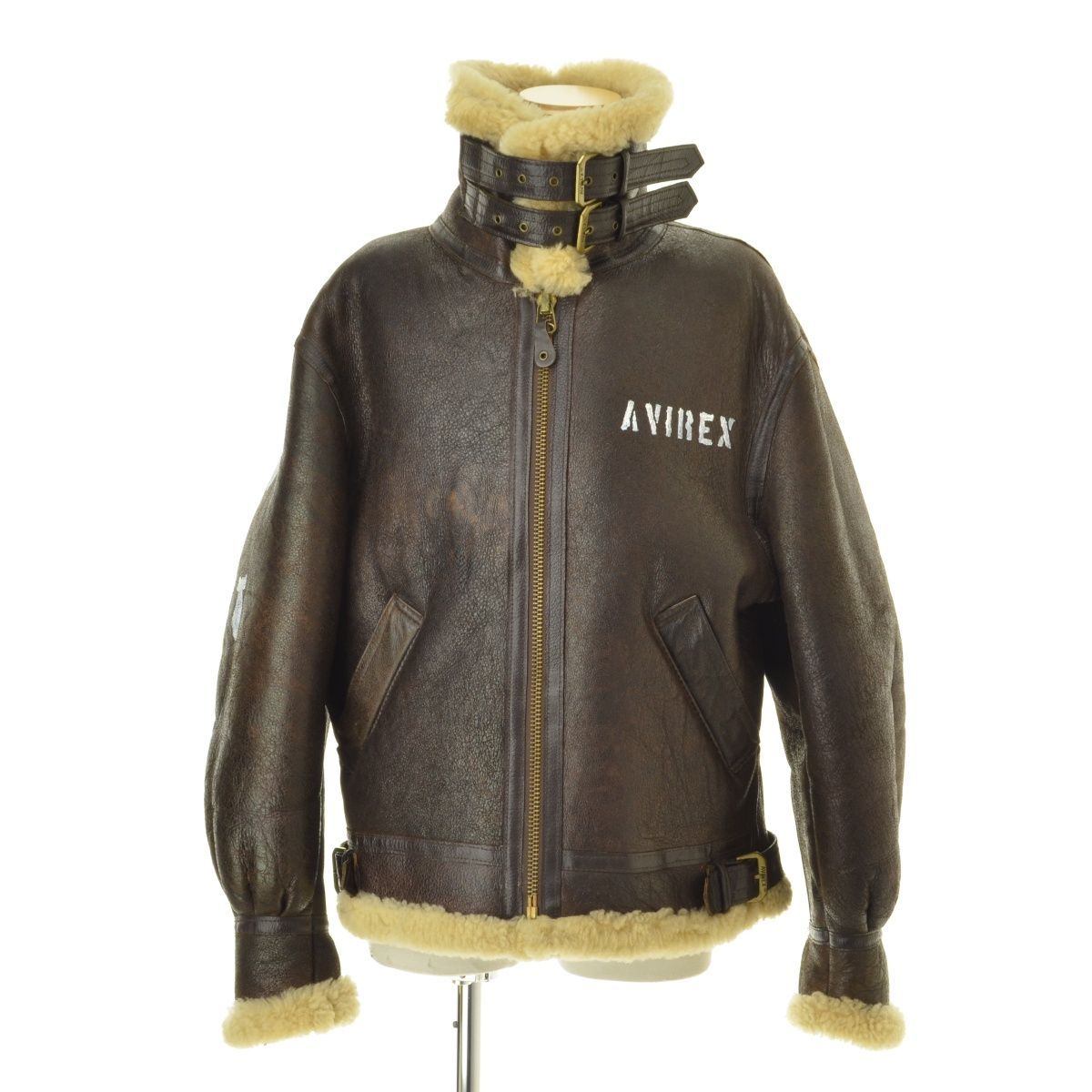 AVIREX】33H5595 AC-17755 B-3 ムートンフライトジャケット AVIREX】33H5595 AC-17755 B-3 ムートンフライトジャケット