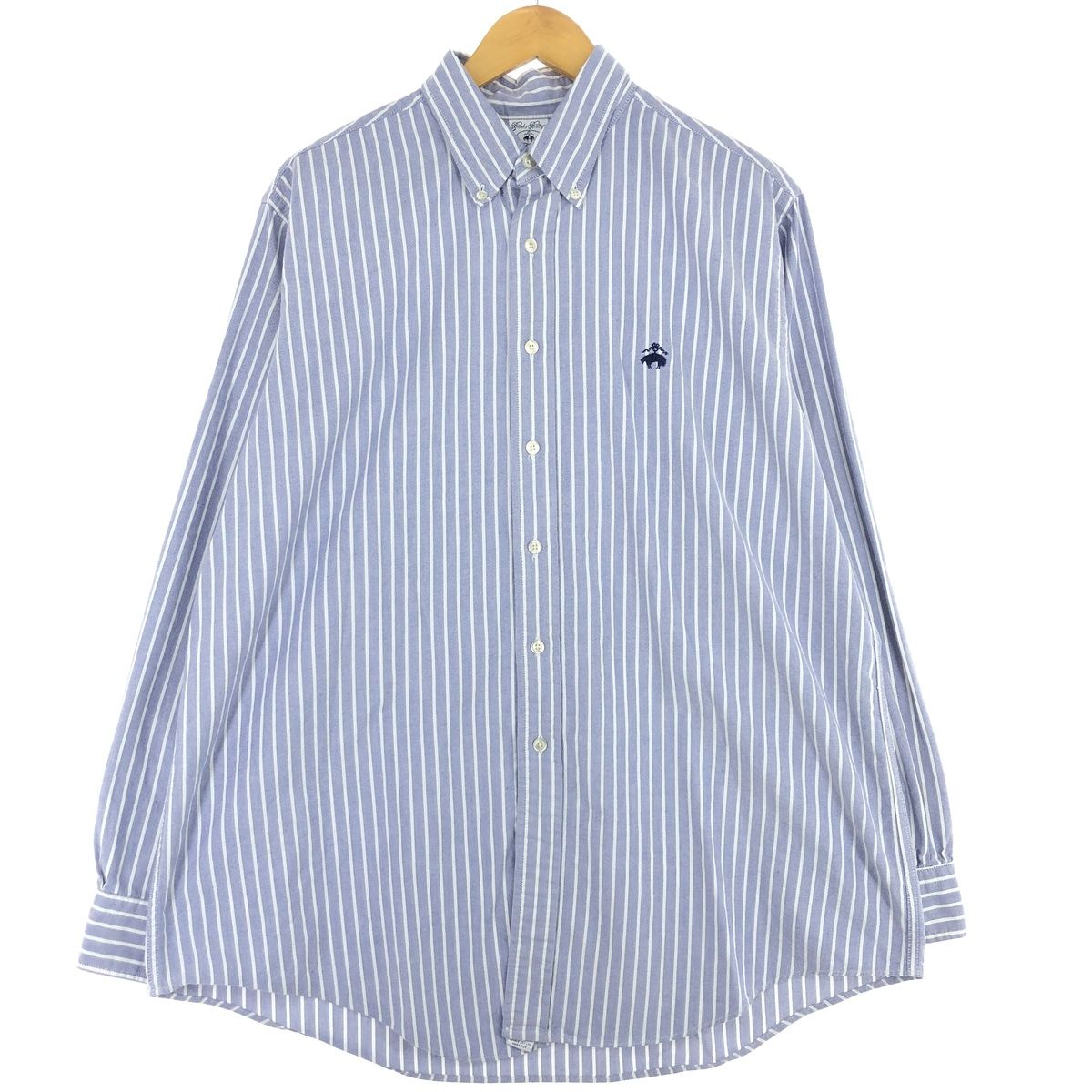 古着 ブルックスブラザーズ Brooks Brothers Est.1818 長袖 ボタンダウンチェックシャツ USA製 メンズL/eaa442390