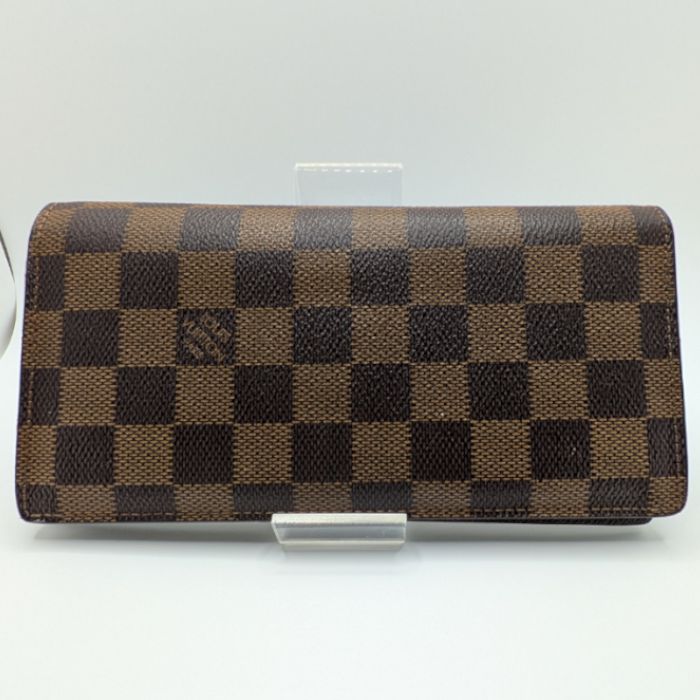 ⑦☆美品☆ダミエG♪ポルトフォイユ ブラザ 二つ折り長財布 LOUIS VUITTON ルイヴィトン Louis Vuitton 二つ折り長財布