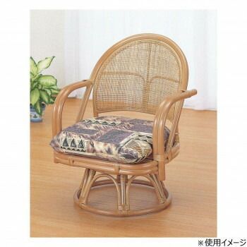 今枝商店 Romantic Rattan 籐回転座椅子 ハイタイプ S3501 SKLAD-KIRPICHA_RU