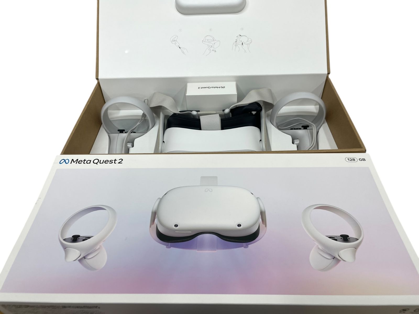Meta (メタ) Quest2 メタクエスト2 VRヘッドセット 128GB KW49CM 家電 