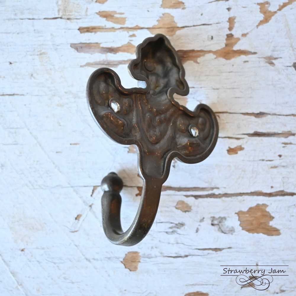 フランスアンティーク 壁掛け コートフック ハンガー 什器