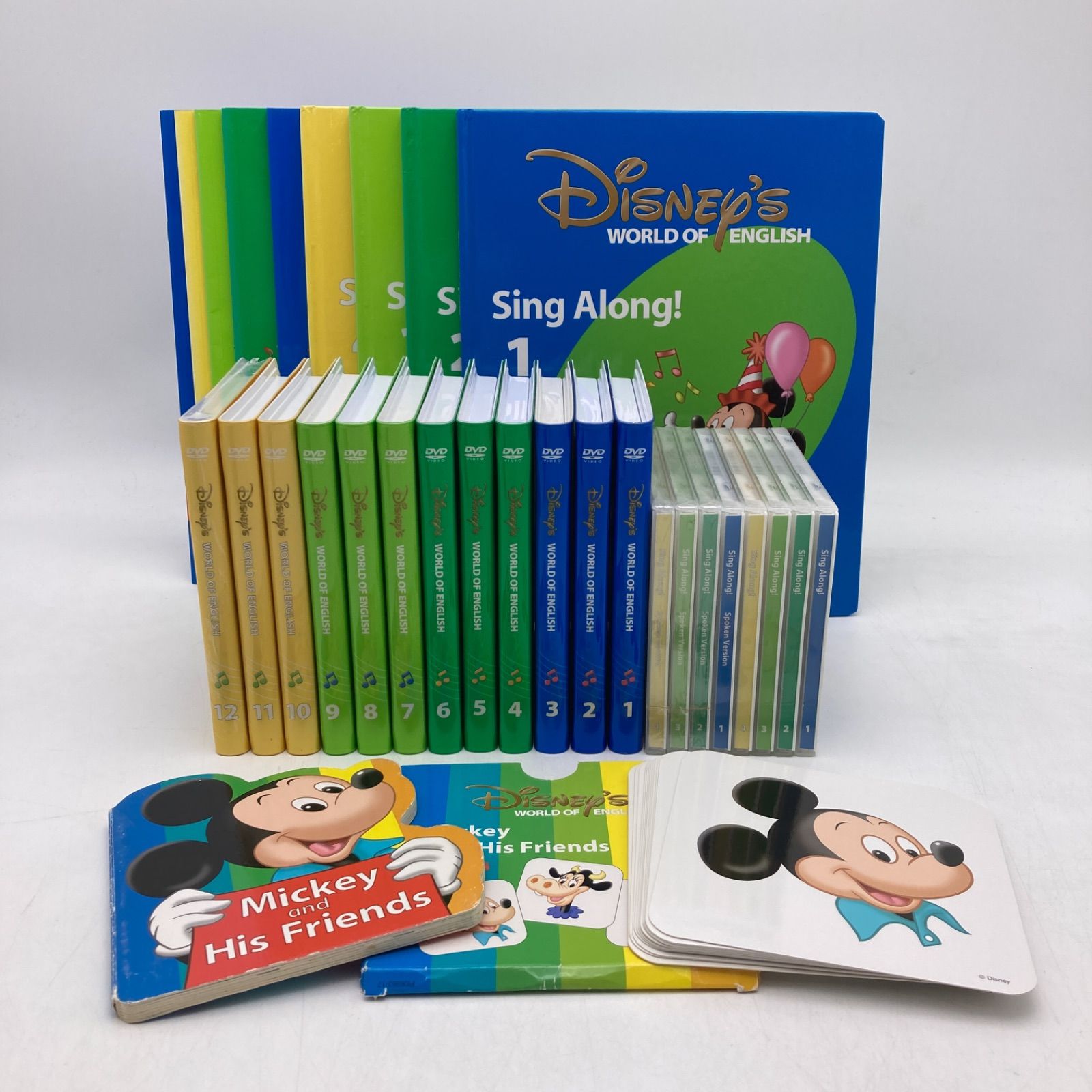 シングアロング 新子役 DVD12枚 絵本＆CD 字幕あり ディズニー