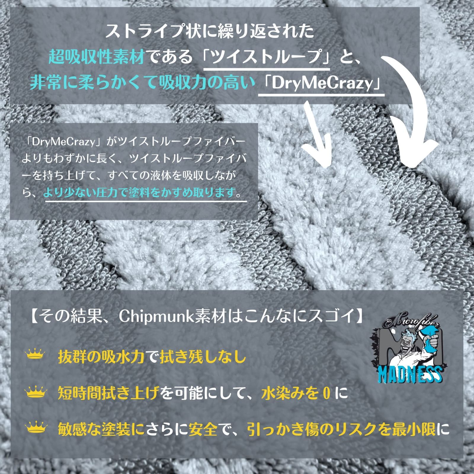 Microfiber Madnessマイクロファイバーマッドネス洗車 ドライ ク ... Microfiber Madness(マイクロファイバーマッドネス)洗車 ドライ