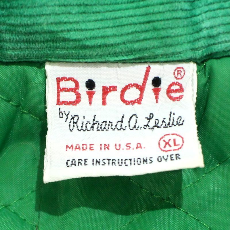 80s USA製 vintage Birdie コーデュロイ スタジャン メンズ 表記
