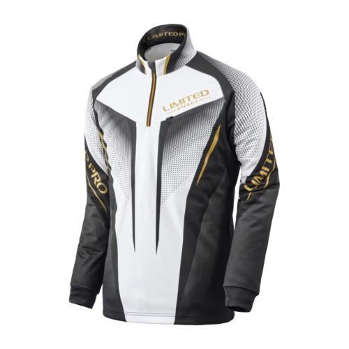 シマノ リミテッドプロ ハーフジップ ウォームシャツ SH-110X リミテッドホワイト Mサイズ / ウェア 釣具 shimano