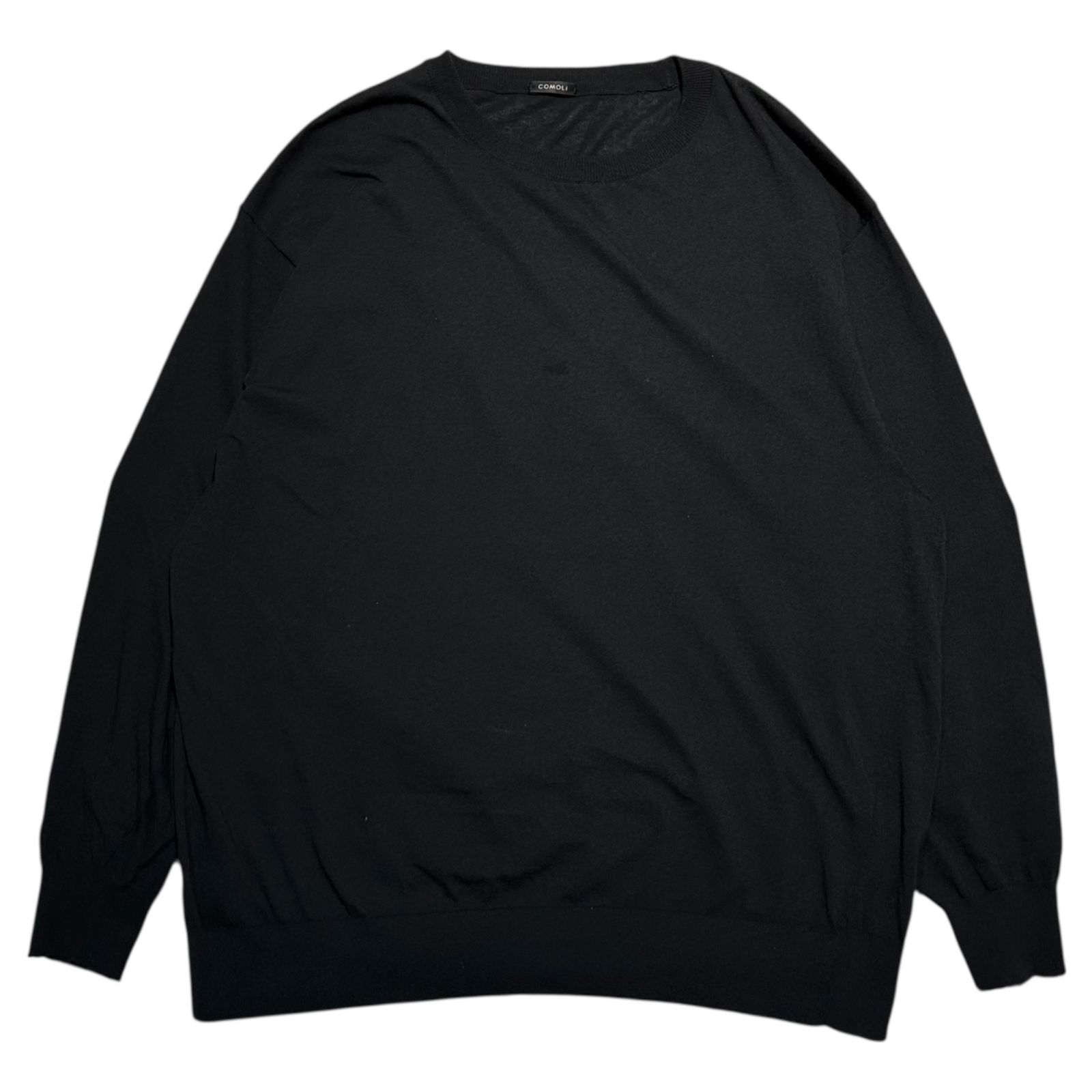 COMOLI(コモリ) 25SS Cotton Crewneck Knit コットン クルーネック 