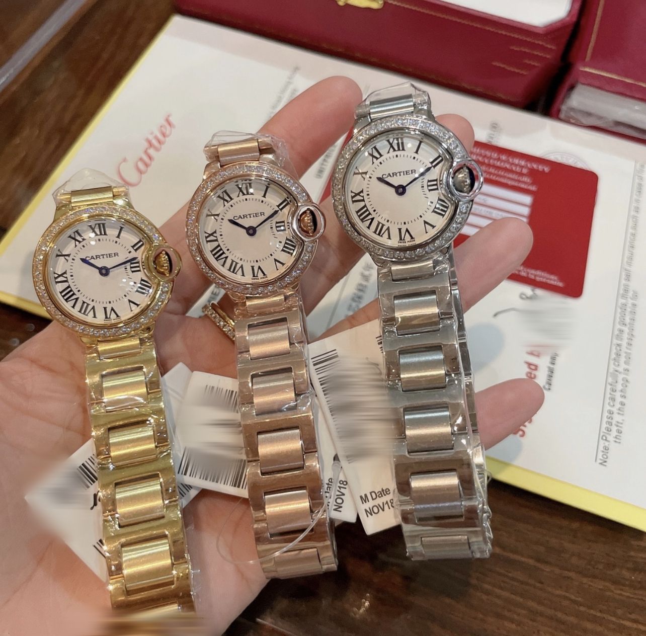 カルティエ ブルー バルーン レディース 腕時計 - メルカリ 