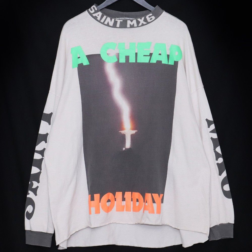 SAINT MICHAEL LS TEE A CHEAP HLDY/WHITE Fサイズ ホワイト - メルカリ