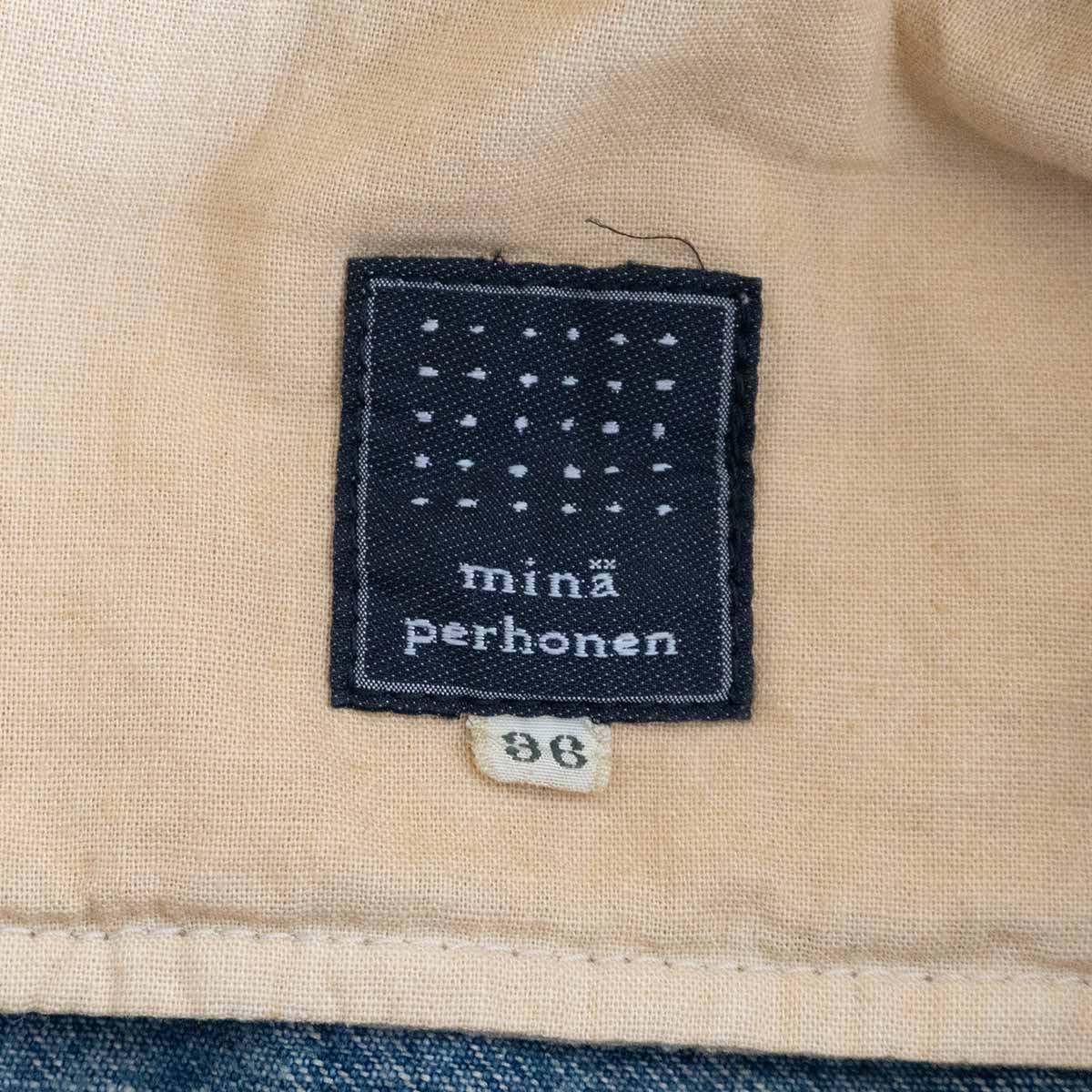 美品】mina perhonen 【always ロールアップ デニムパンツ】36 美品】mina perhonen 【always ロールアップ デニムパンツ】36