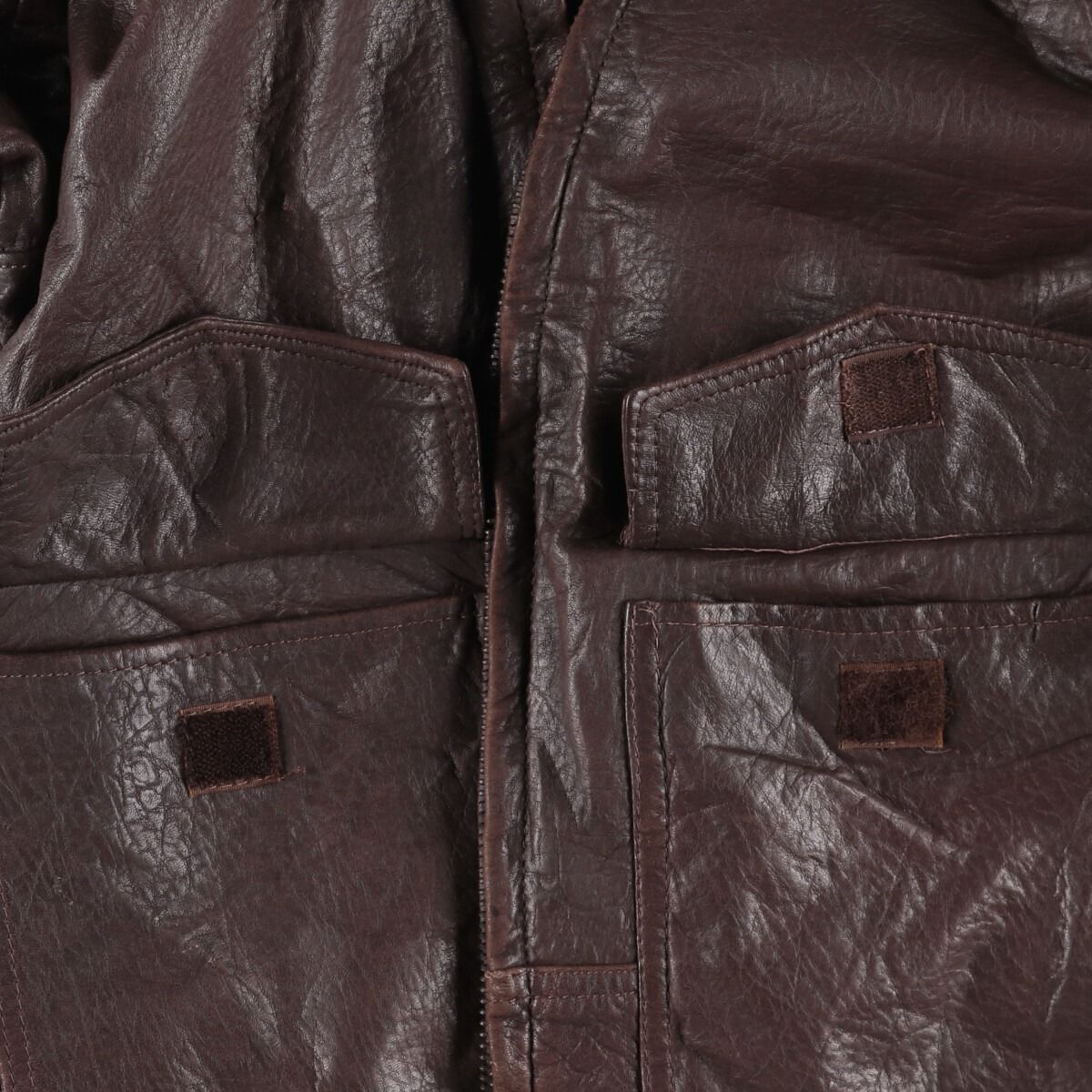 古着 80年代 バナナリパブリック BANANA REPUBLIC レザーブルゾン  