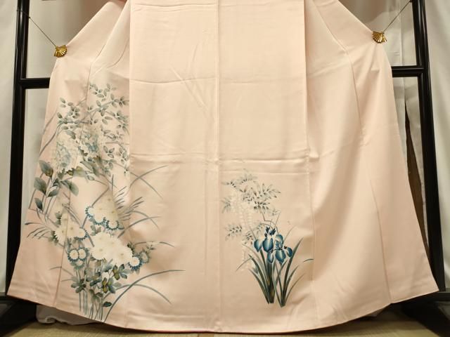 平和屋着物○訪問着 草花文 金彩 正絹 逸品 AAAY9786ck