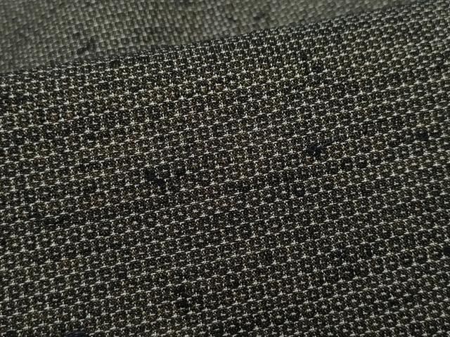 平和屋着物○男性 髭紬 アンサンブル 100亀甲 正絹 逸品 未使用 CAAV6432vf