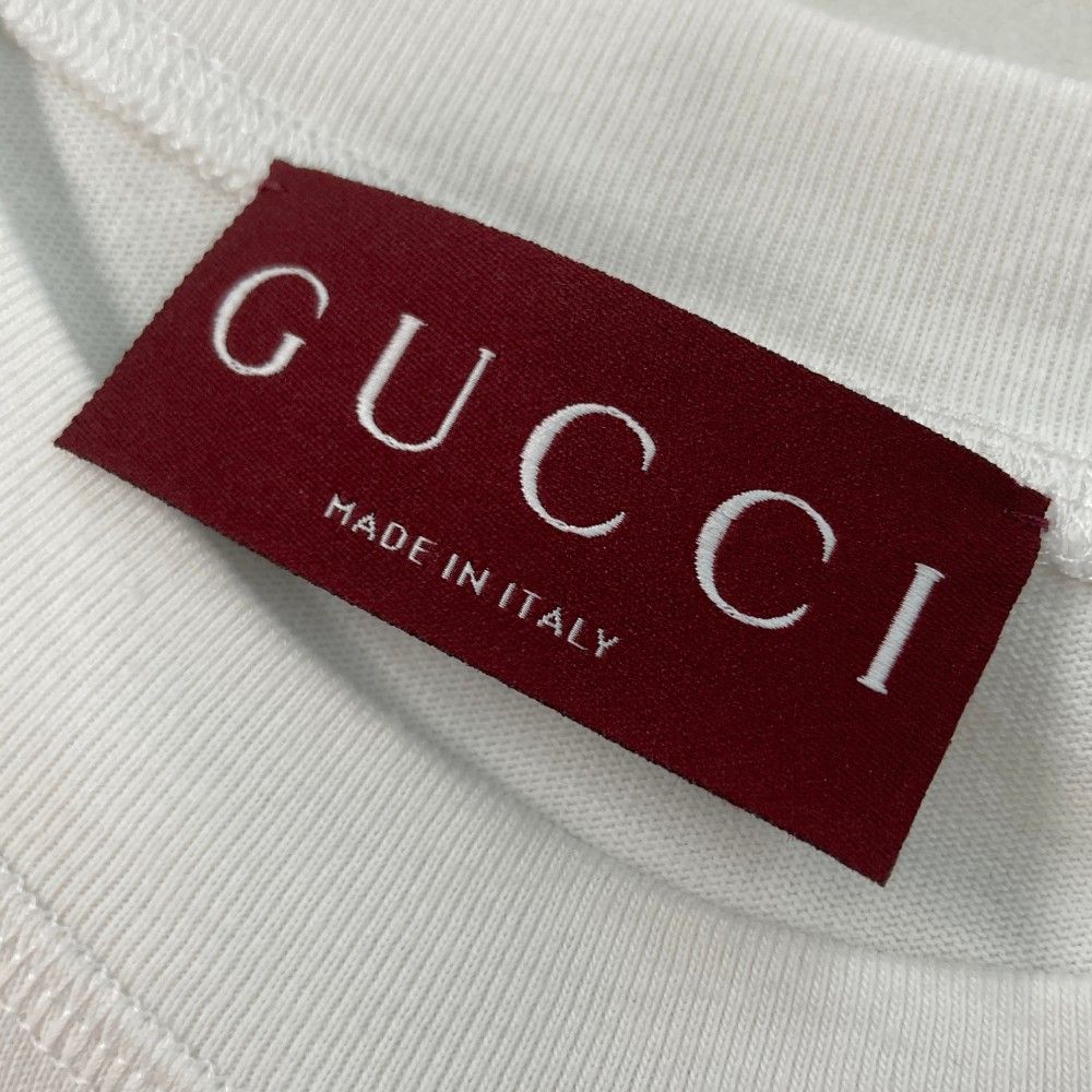 GUCCI グッチ 784361 XJGKA 半袖Tシャツ ホワイト系 S