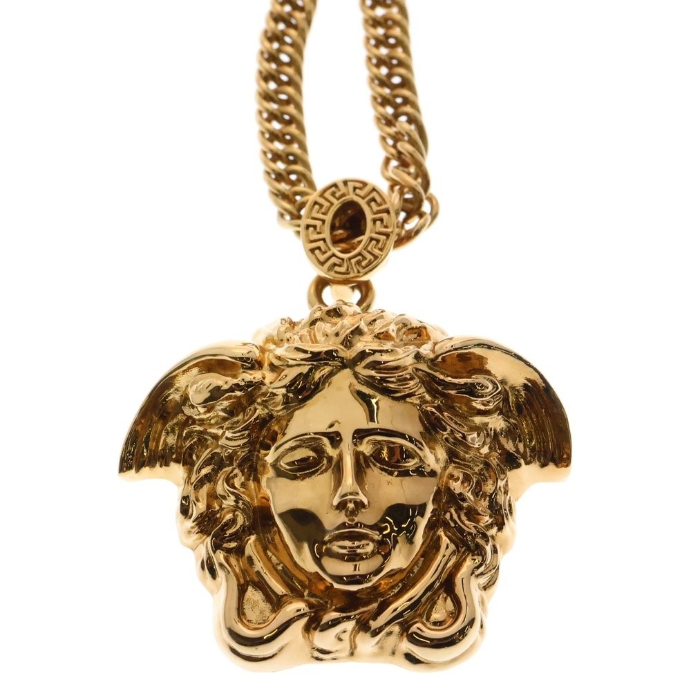 未使用 VERSACE ヴェルサーチ メドゥーサ スクエア ネックレス ゴールド メドゥーサ スクエア ネックレス ゴールド | VERSACE JP