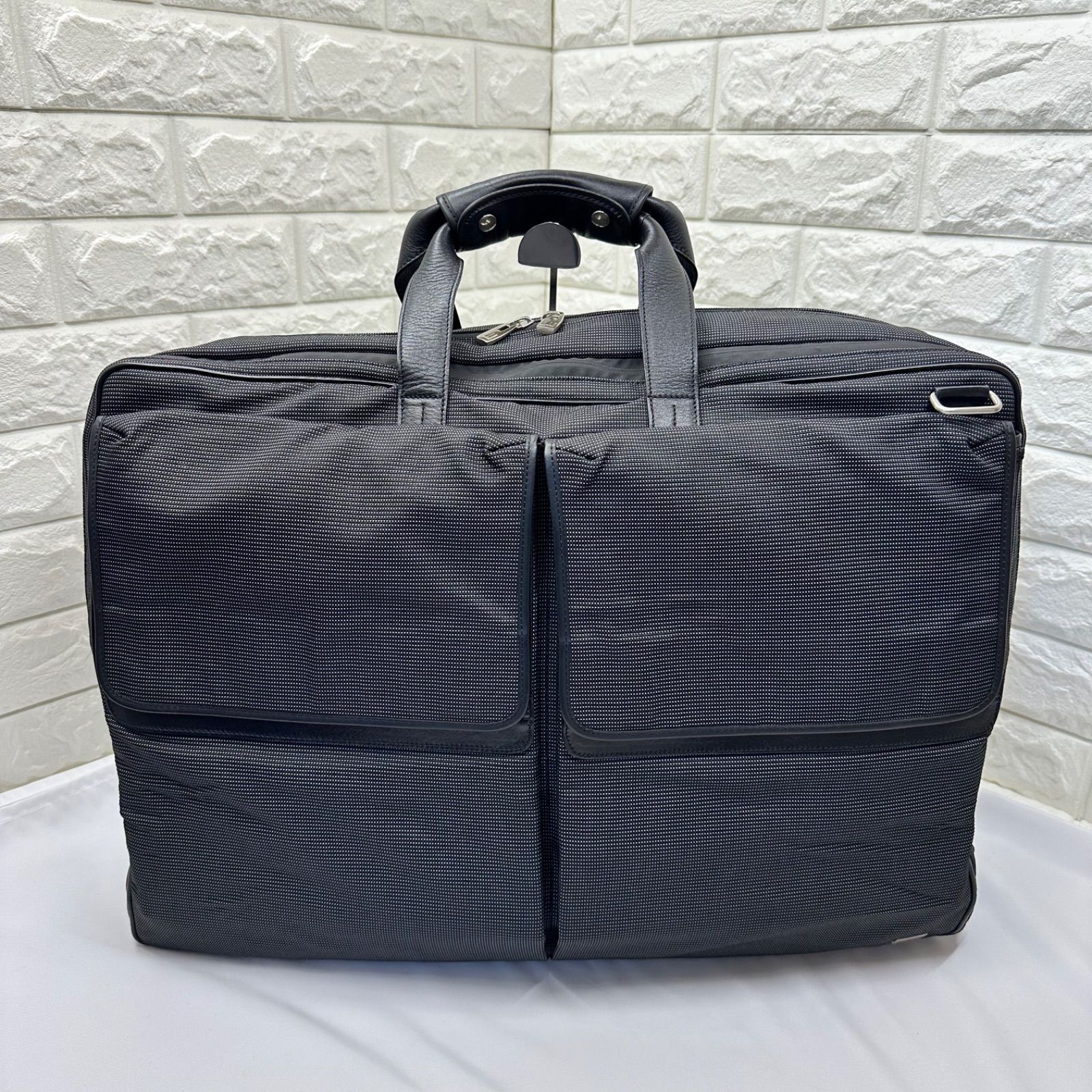◉美品◉ダンヒル◉dunhill◉ビジネス◉ボストン◉大容量◉ガーメント 