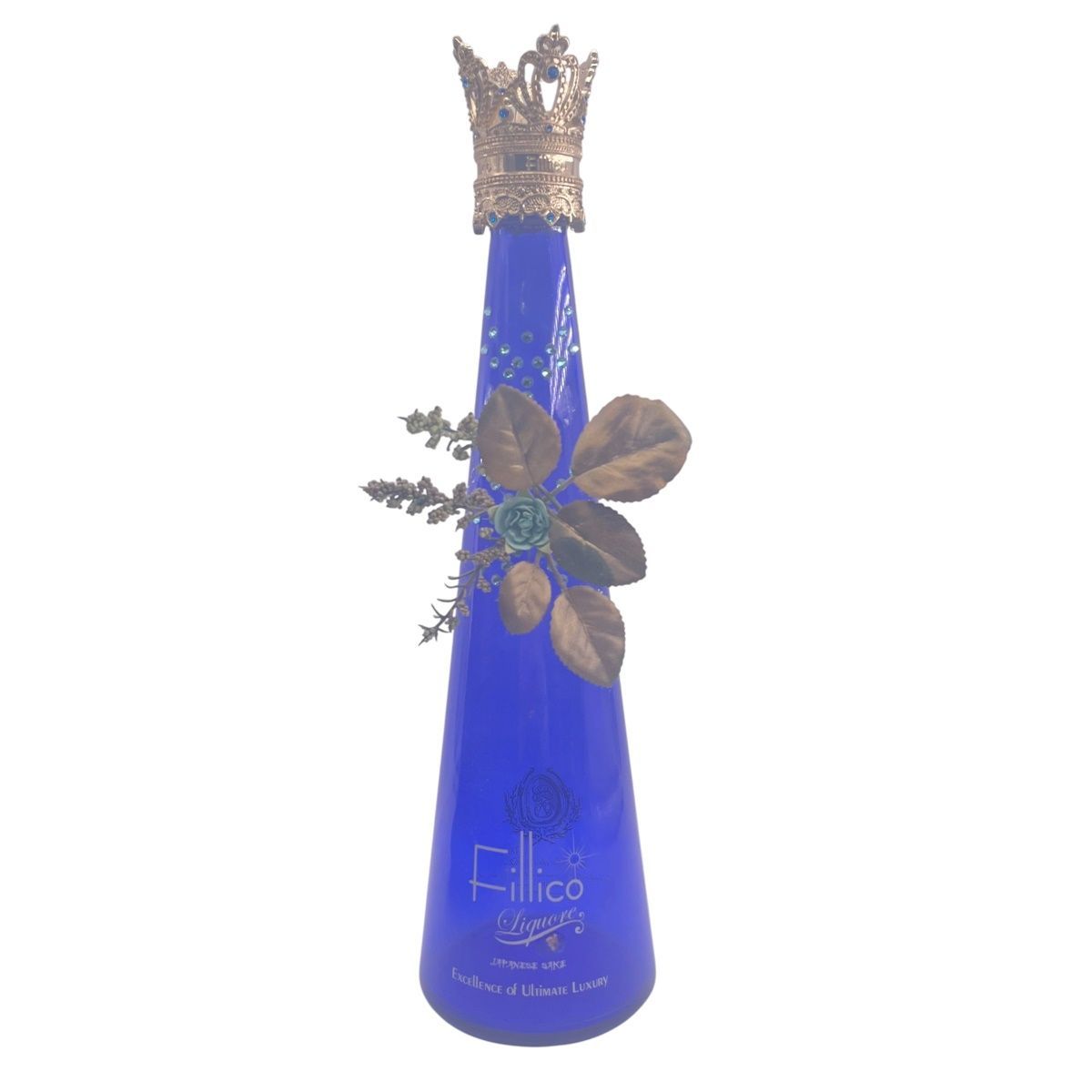 中古】 空ボトル Fillico フィリコ ブルー 青 インテリア