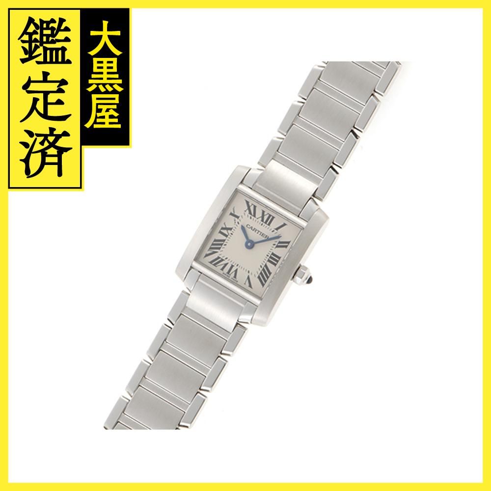Cartier カルティエ 時計 タンクフランセーズSM W51008Q3 ホワイト文字盤 SS クォーツ レディース（2148103623950）M【200】  - メルカリ
