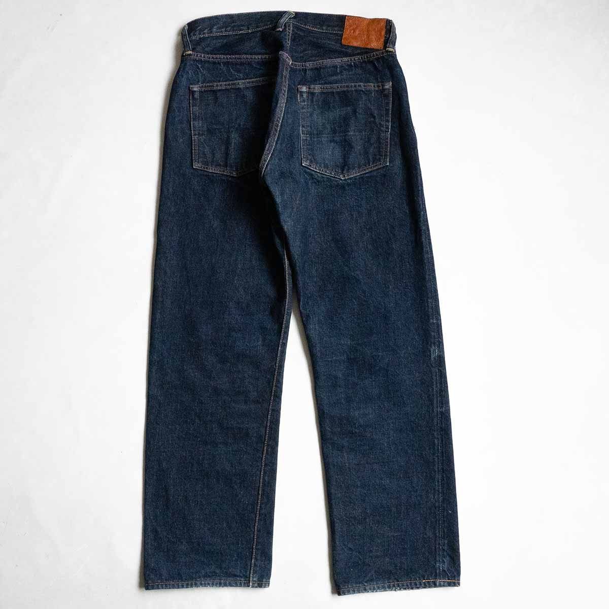 雰囲気抜群/濃紺】EVISU 【LOT.2001 デニムパンツ】32×35 エビス
