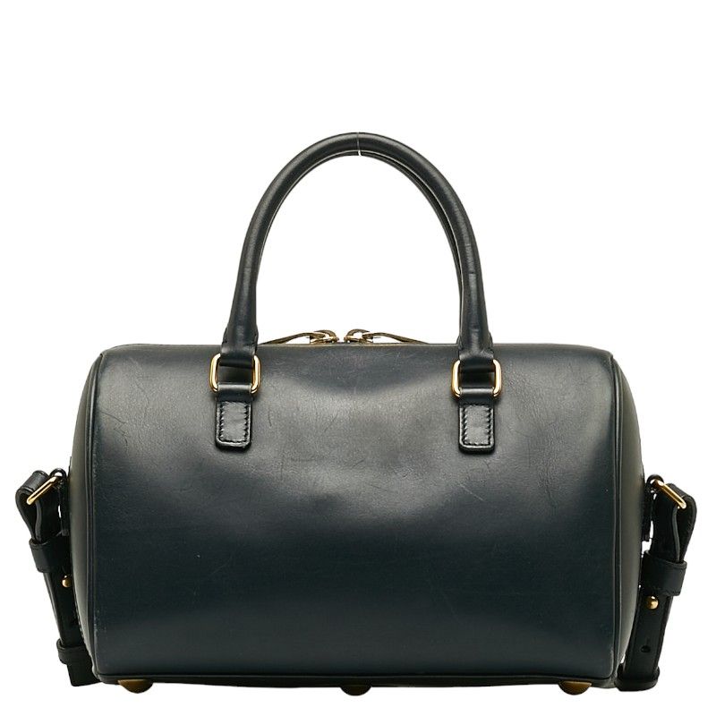 SAINT LAURENT ベイビーダッフル ハンドバッグ 2WAY ネイビー