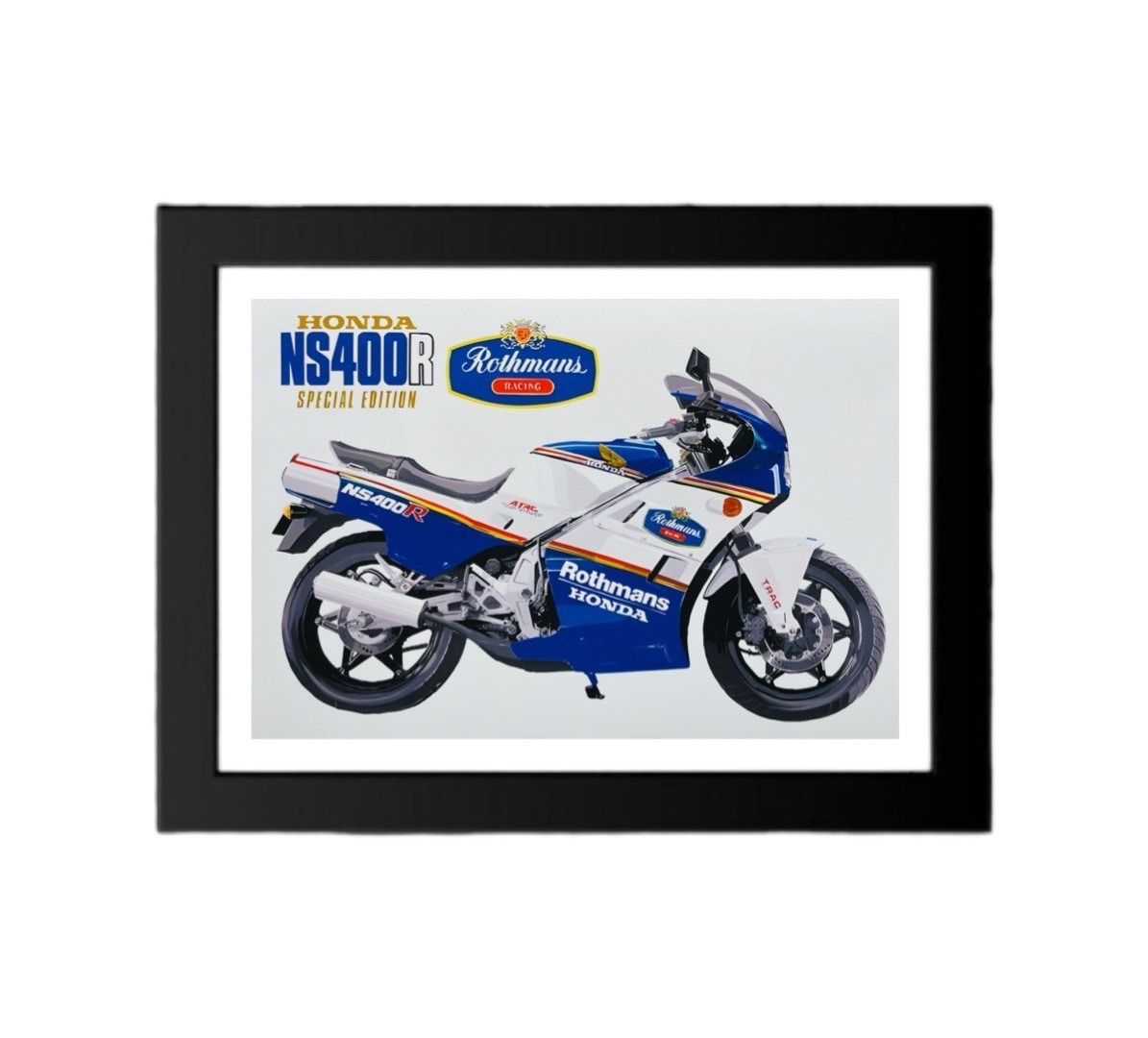 NS400R NS250R ロスマンズ ポスター ホンダ RFV NC VFR NSR レーサー