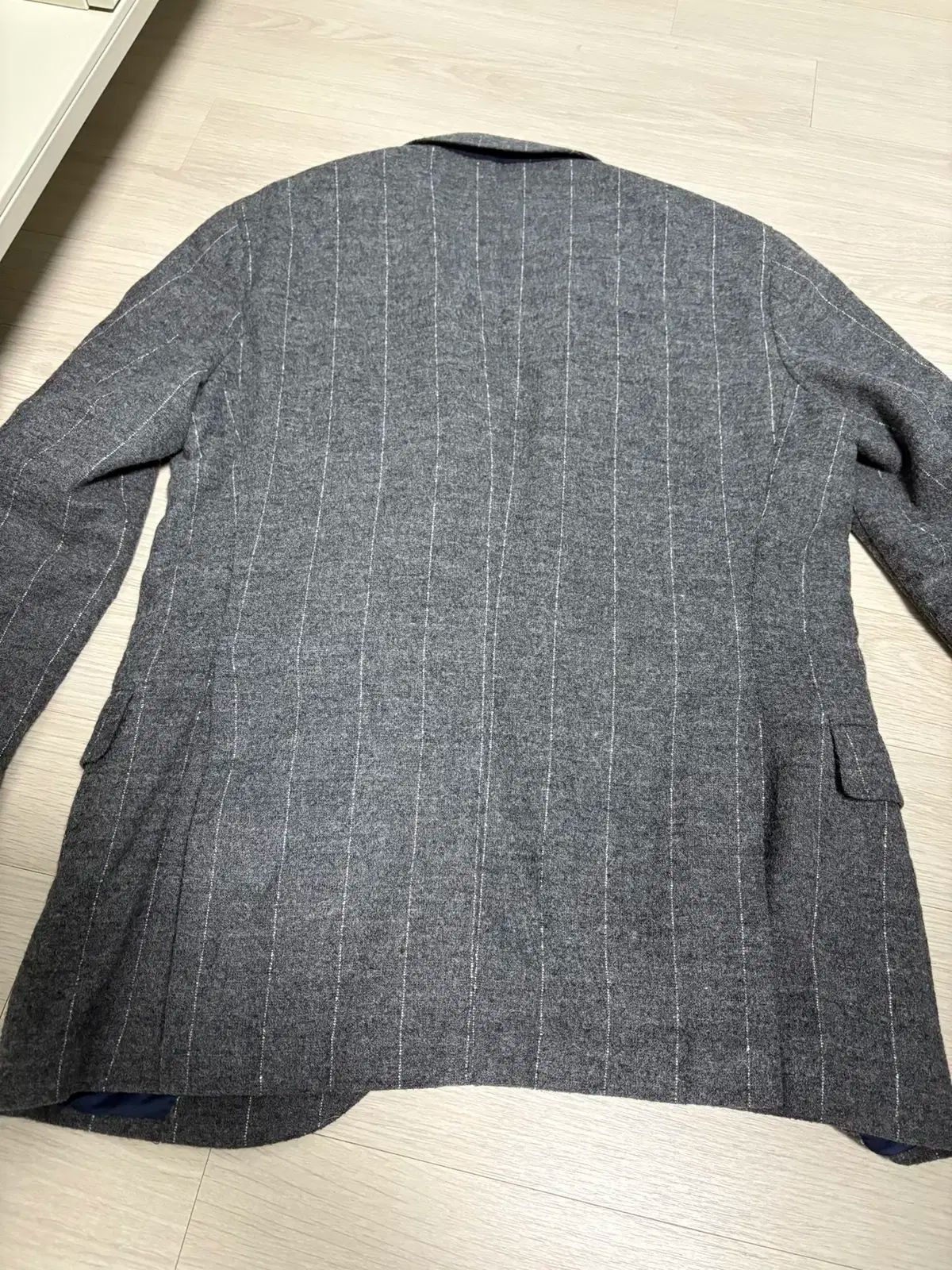 ELEVEN T プラチナ アルパカ ジャケット コンビ用 100 48