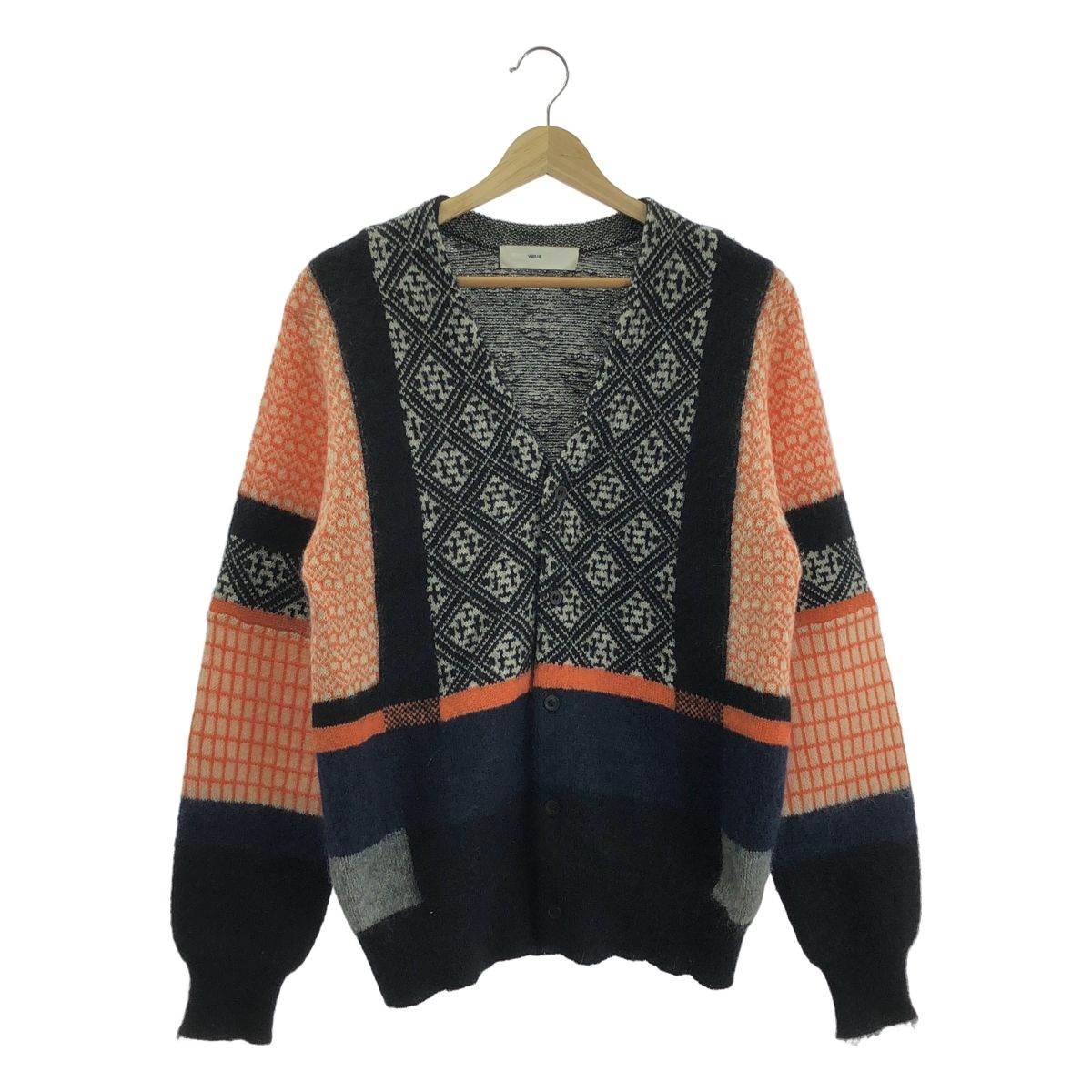 ＜新品　未使用　送料無料 ＞TOGA VIRILIS　ニット　カーディガン TOGA virilis / JACQUARD KNIT CARDIGAN | glitte