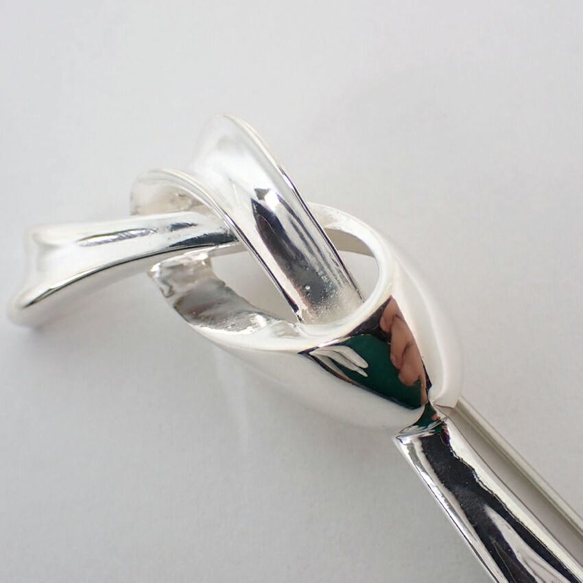 ティファニー 925 リボン ブローチ j50-4