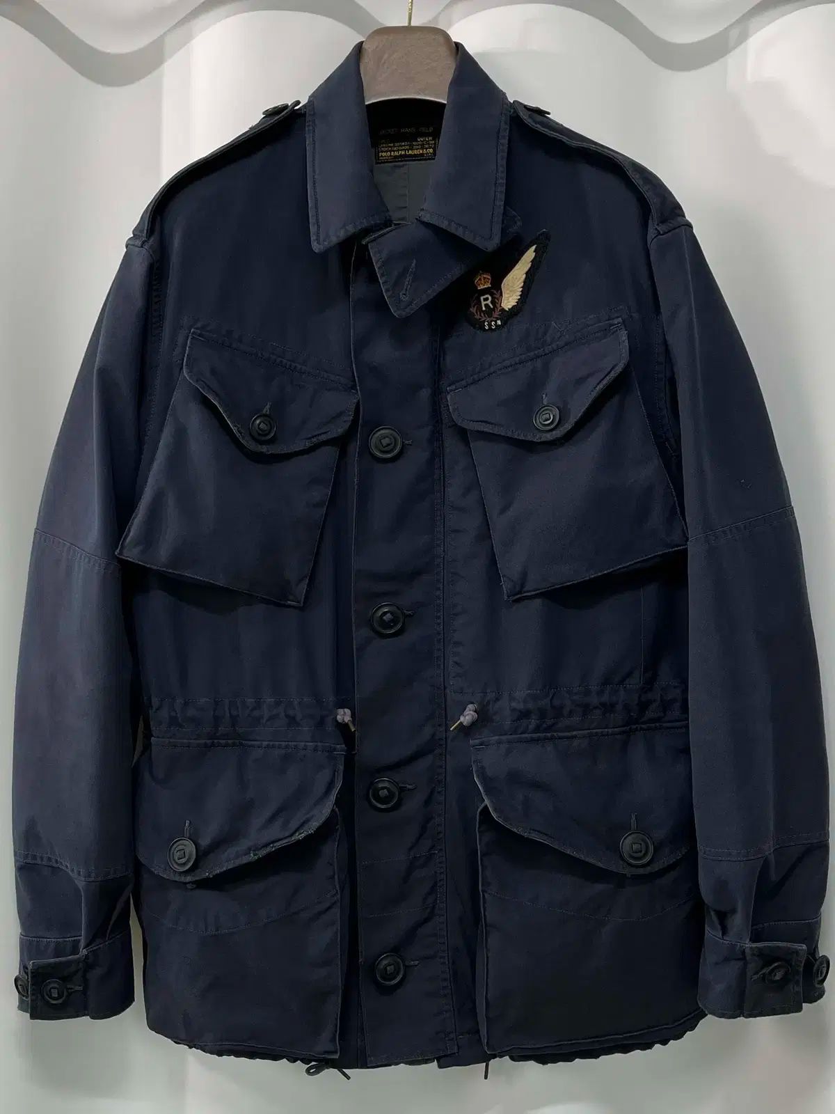 90s Ralph Lauren イギリス軍コンバットジャケット ラルフローレン POLO RALPH LAUREN◇90s/サマーフライトジャケット/XL/ベージュ