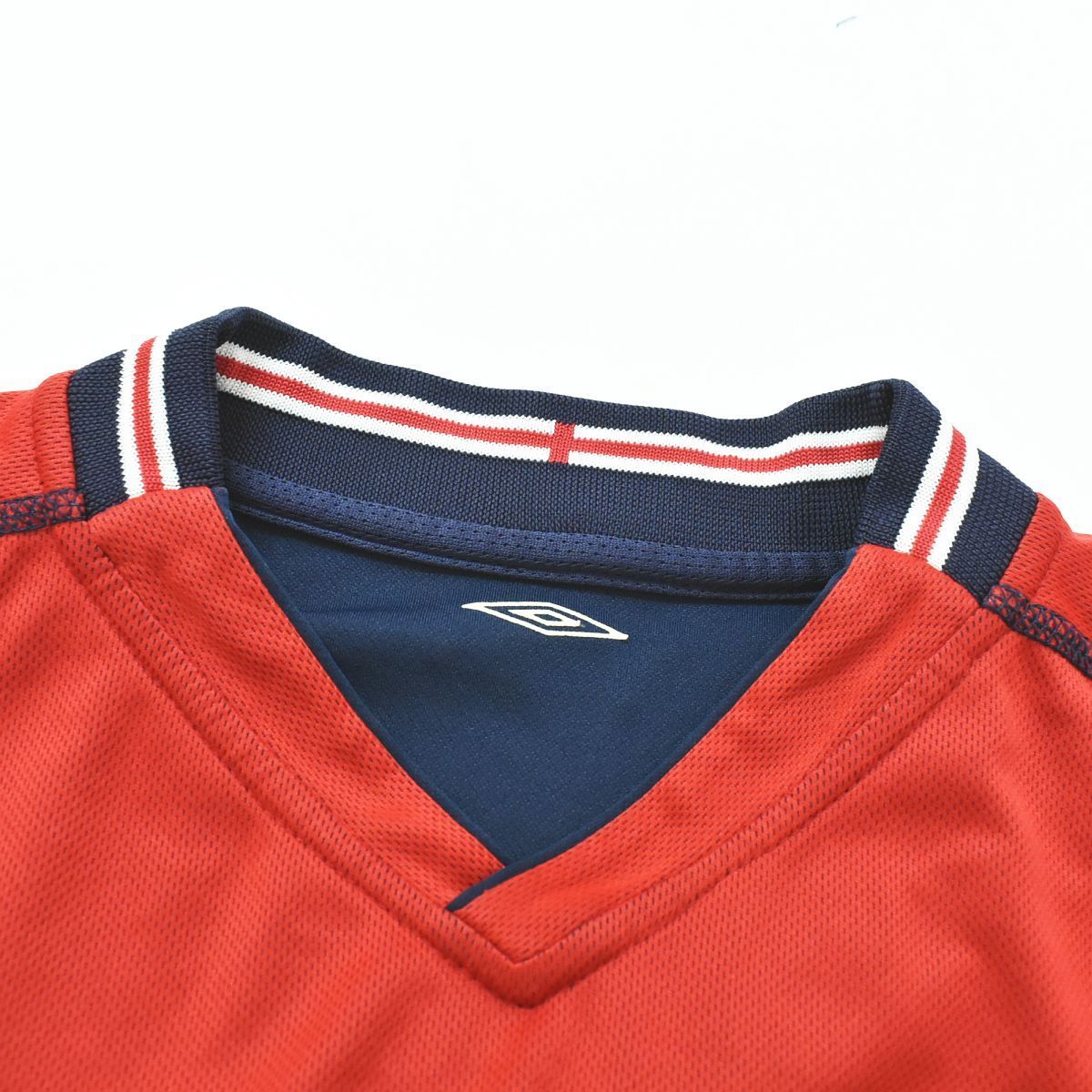 adidas - アンブロ2002 イングランド代表　ホーム　半袖ユニフォーム　M イングランド代表 2002 ホーム 半袖 ユニフォーム 復刻モデル/日