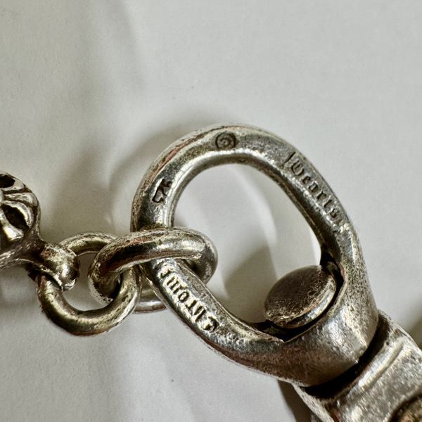 クロムハーツ ウォレットチェーン 1Ball ショート 2zip ダークブラウン