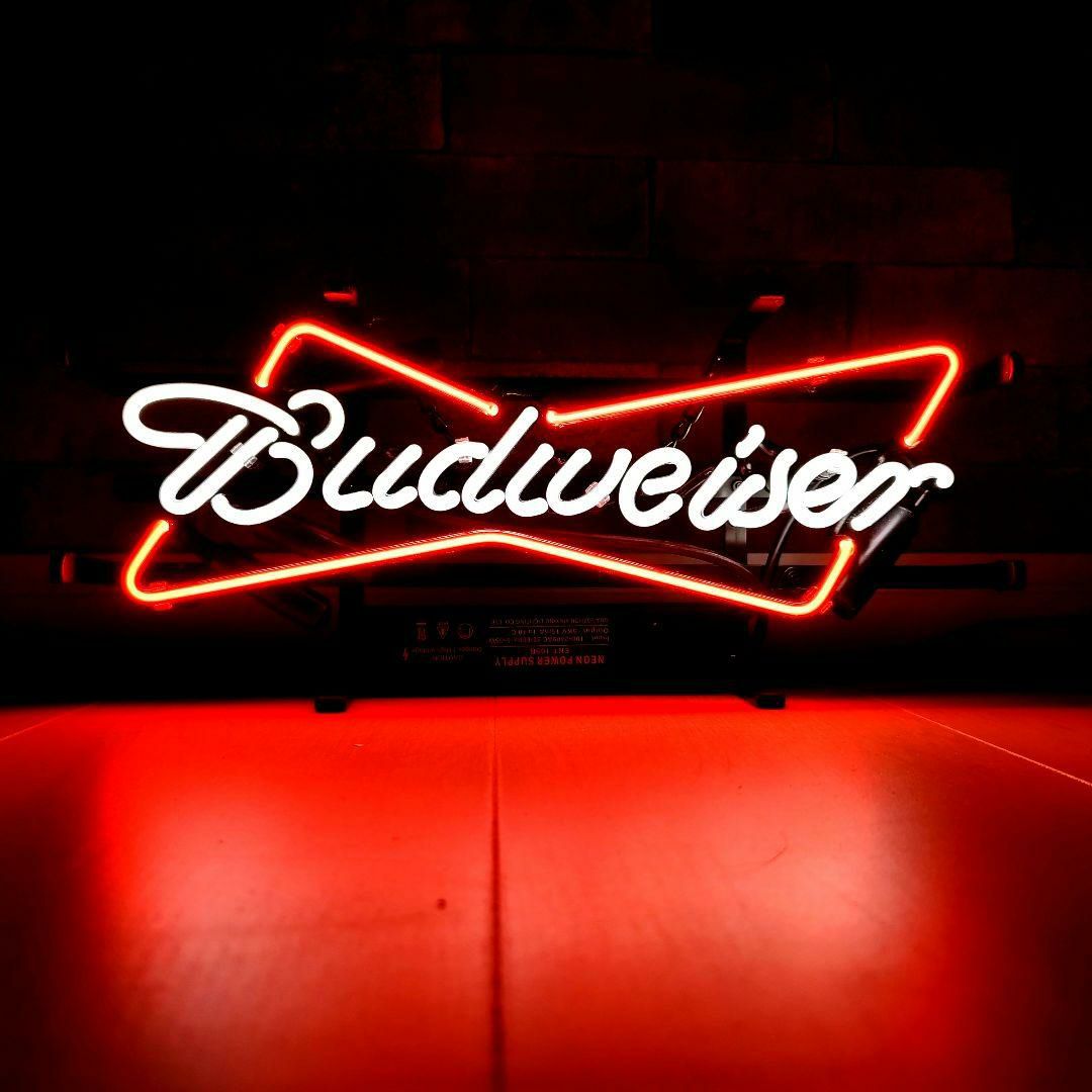 Budweiser バドワイザー ネオンサイン ノベルティ - メルカリ