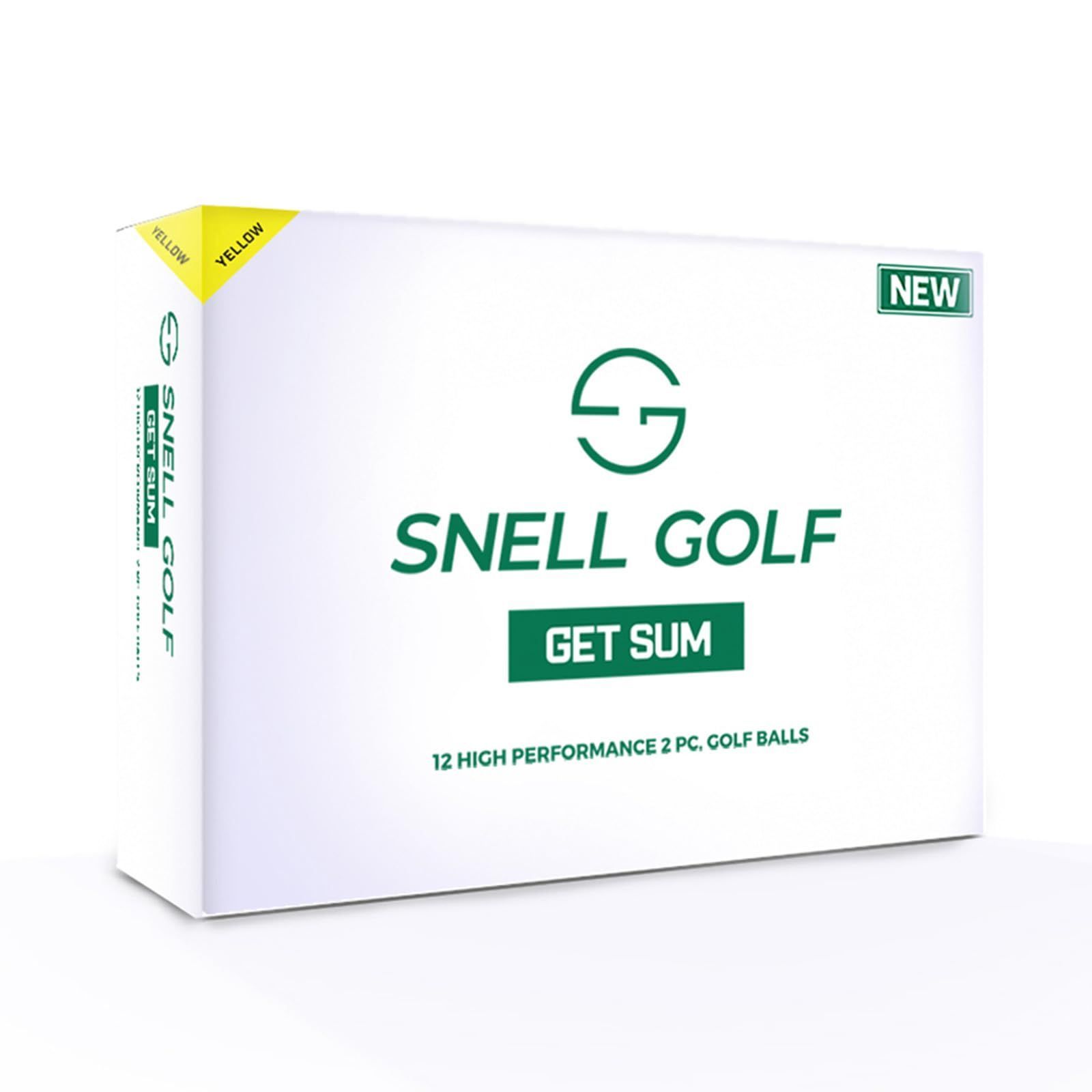 【人気】Snell Golf スネル ゴルフボール GET SUM 人気 飛ぶ 曲がらない ディスタンス系 安い 日本正規品 1ダース