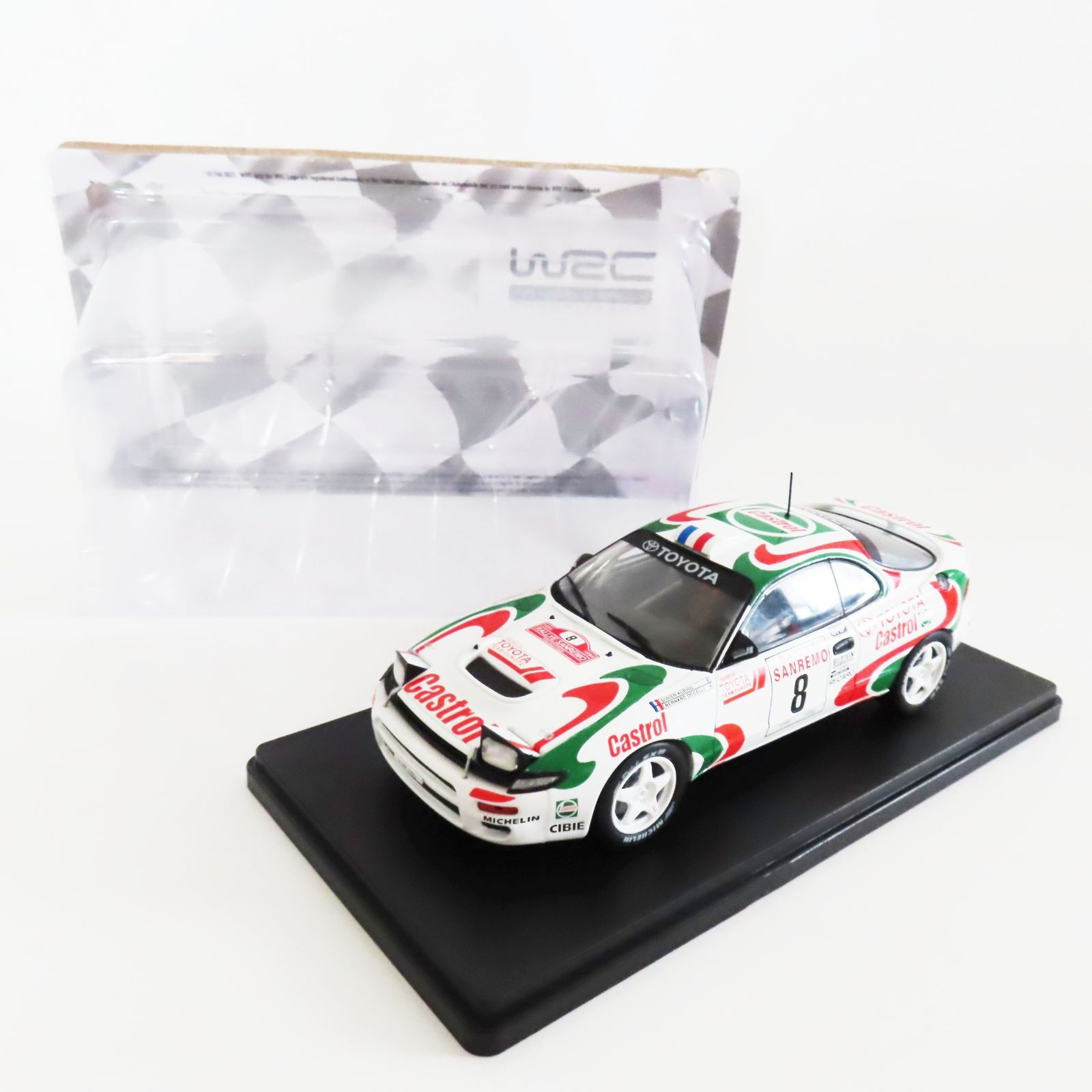 パーティを彩るご馳走や T09-C09 WRC公認 1/24 Toyota Celica Turbo ST 185 Auriol レーシングカー