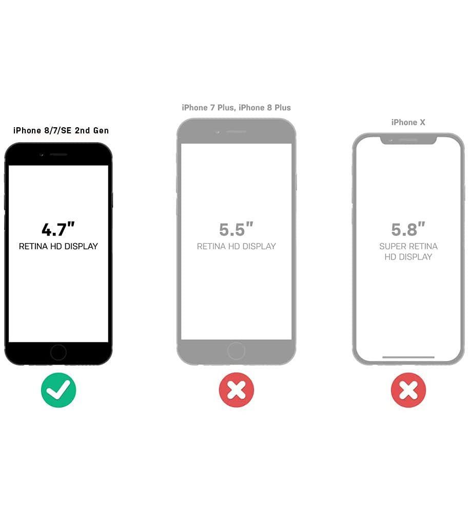 OtterBox Pop Symmetry Series ケース iPhone SE 2020 iPhone 8 iPhone 7 Plusではありません 小売パッケージ - ブラック