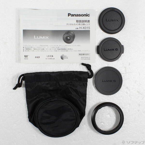  〔 品〕 LEICA DG 15 mm F 1.7 ASPH H-X 015-K 262 レンズ(ズーム) カメラ