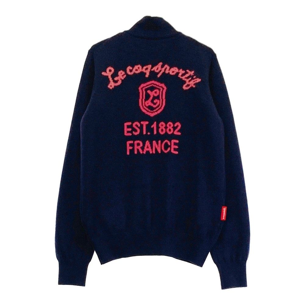 ルコックスポルティフ/ゴルフ ジップジャケット【ネイビー/LL】新品！ ルコックスポルティフ/ゴルフ ジップジャケット【ネイビー/LL】新品