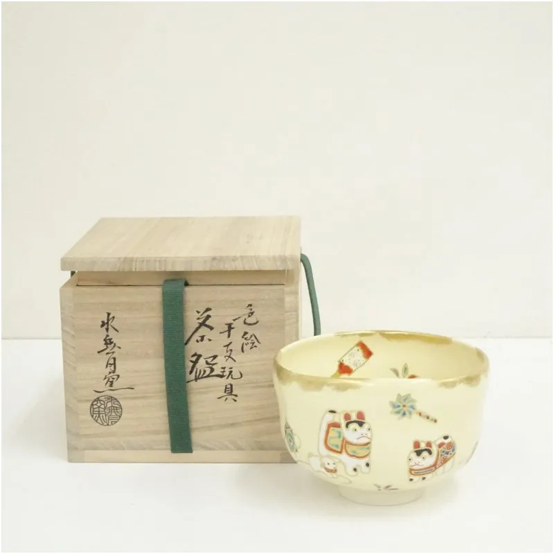 茶道具　色紙形　紅葉流水　香合　水無月窯　藤谷芳哉　共箱　秋　もみじ　炉用　京焼 茶道具 色紙形 紅葉流水 香合 水無月窯 藤谷芳哉 共箱 秋 もみじ 炉用