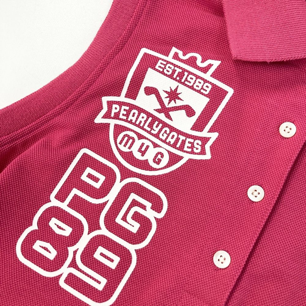 サイズ：0 PEARLY GATES パーリーゲイツ ノースリーブ ポロシャツ