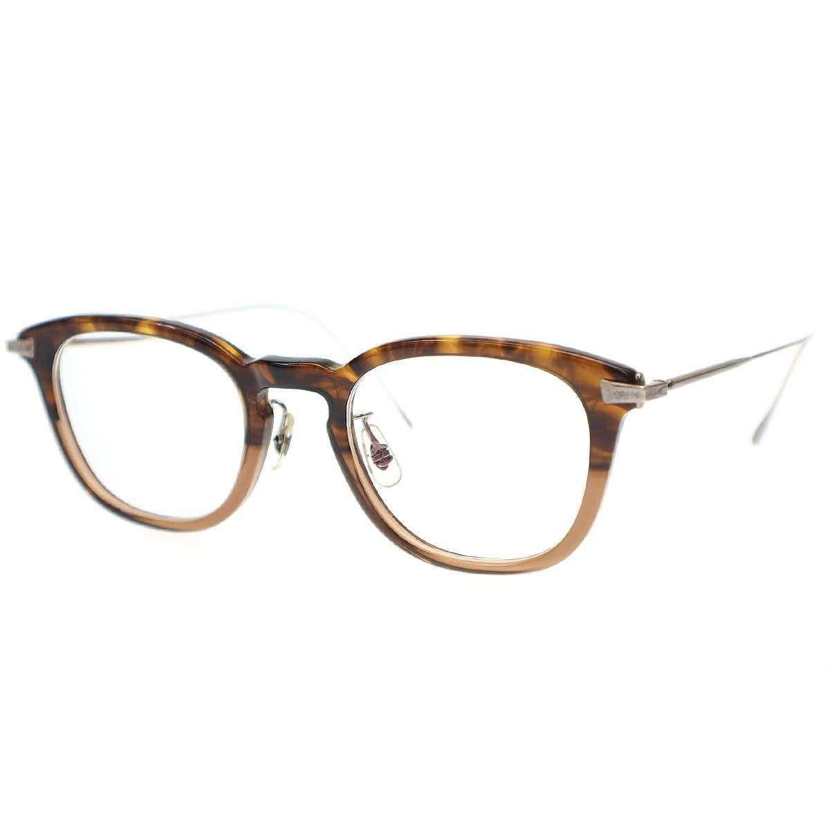 OLIVER PEOPLES オリバーピープルズ Corrington WSTN ウェリントンシェイプアイウェア  ブラウン×シルバー 4822-145