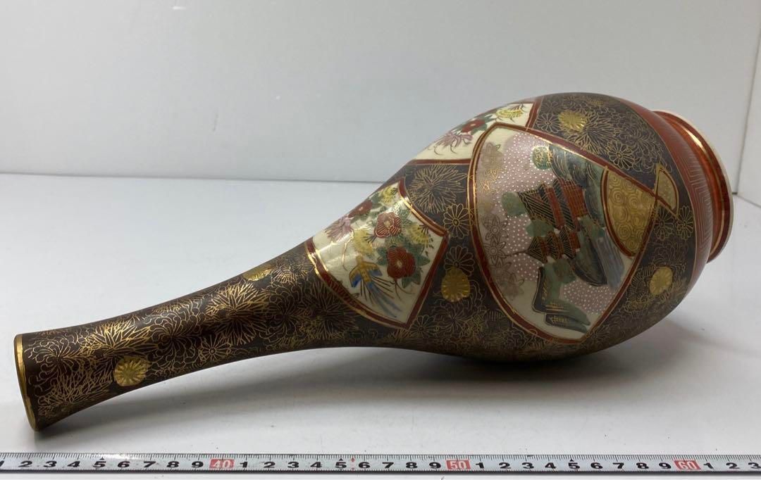 薩摩焼 花入 タニサ 高さ38㎝ 東山5-1222① - メルカリ